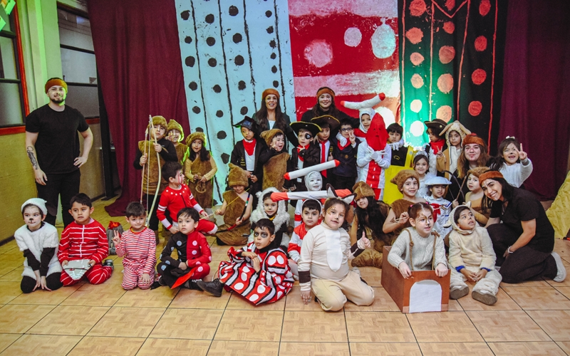 Kínder Salaberry culminó proyecto ABP inspirado en el pueblo Selk'nam
